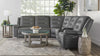 CALDWELL - TAHOE CHARCOAL 6pc Modular Power Reclining Sectional