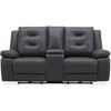 CALDWELL - TAHOE CHARCOAL Power Console Loveseat