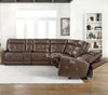 CANTERBURY - ACORN 6pc Zero Gravity Modular Power Reclining Sectional