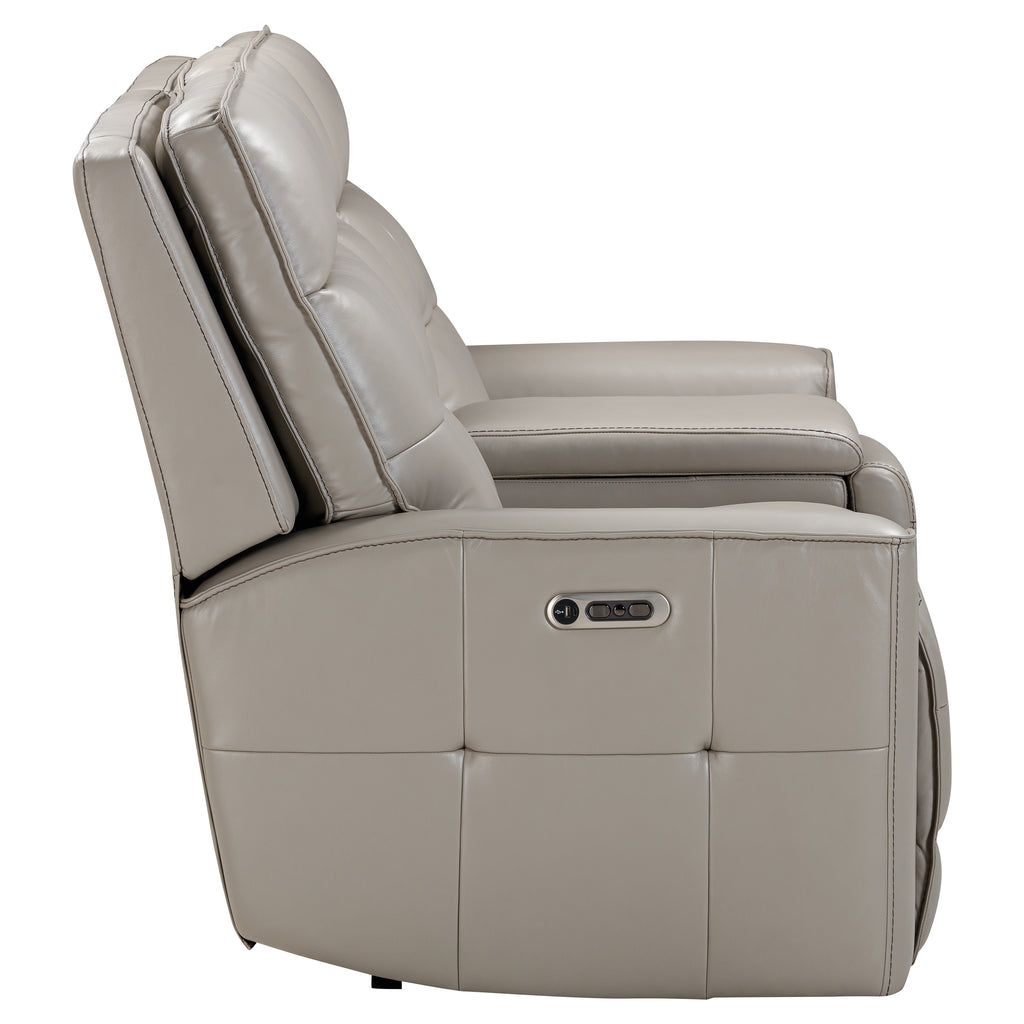 CANTERBURY - PEWTER Power Zero Gravity Console Loveseat