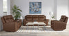 CALGARY - Autumn Umber Power Sofa Group