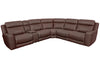 CALGARY - AUTUMN UMBER 6pc Modular Power Reclining Sectional