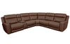 CALGARY - AUTUMN UMBER 6pc Modular Power Reclining Sectional