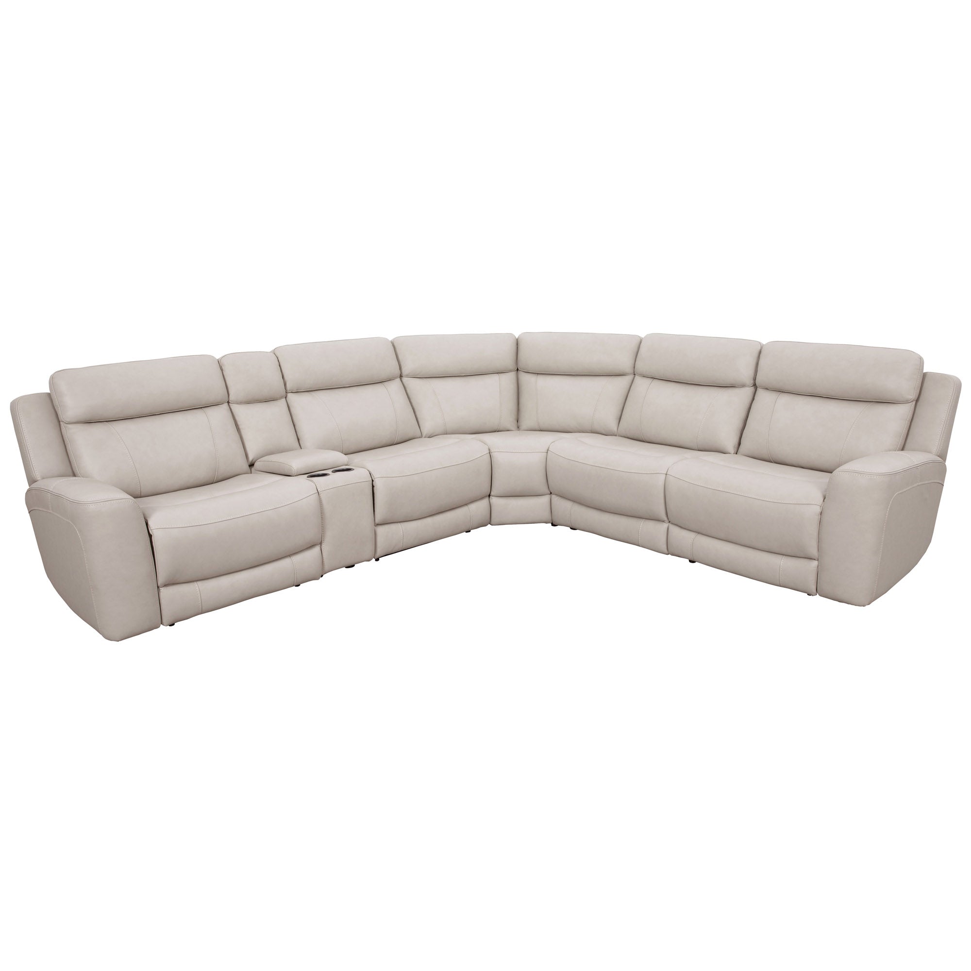 CALGARY - STONE 6pc Modular Power Reclining Sectional