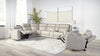CALGARY - STONE 6pc Modular Power Reclining Sectional
