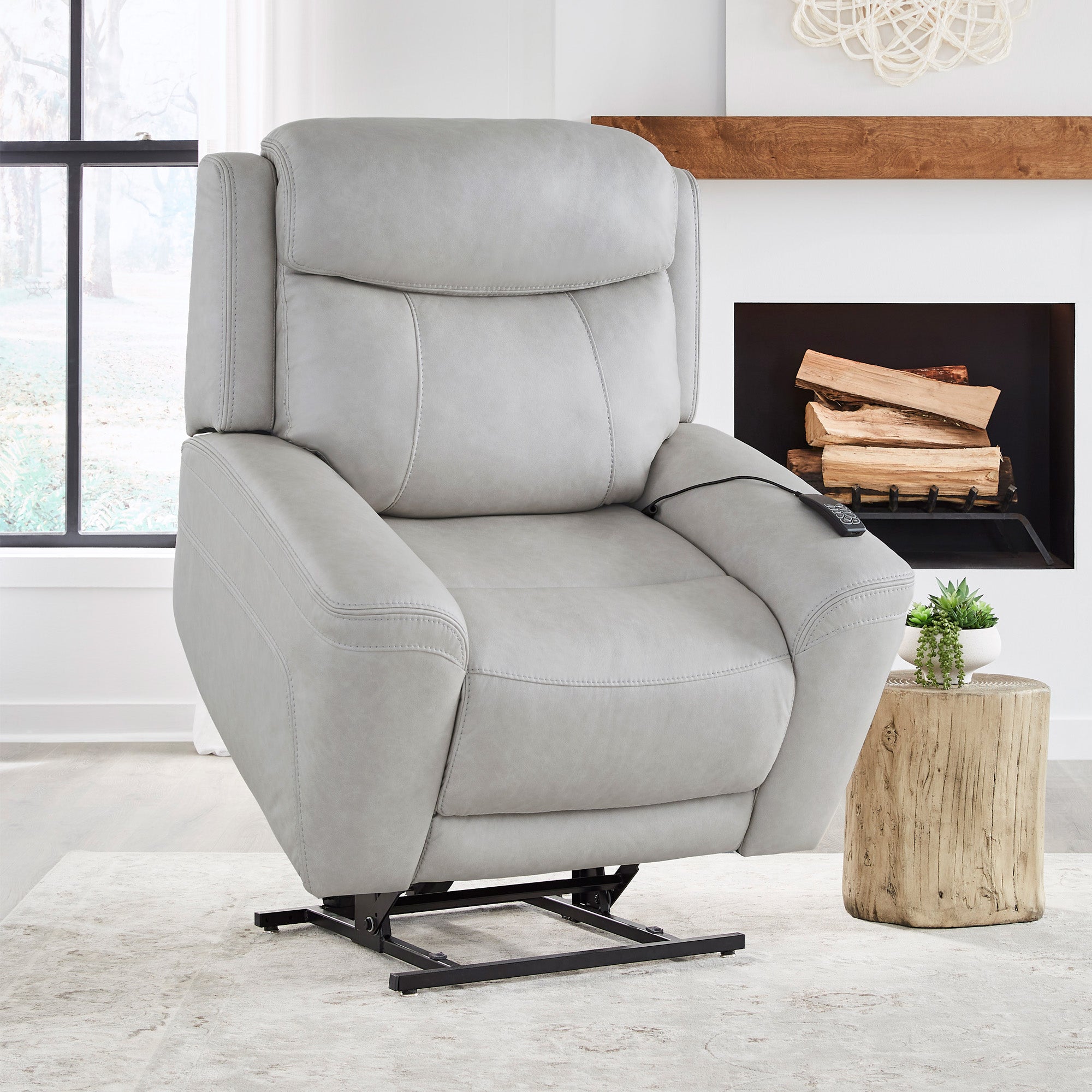 CALLAHAN - SYDNEY GRANITE Power Lift Recliner with Heat & Massage