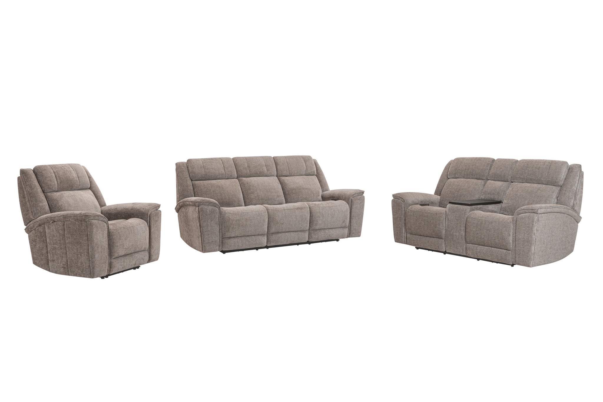 COLTON - BRANSON TWEED Power Zero Gravity Sofa with Immersive Audio