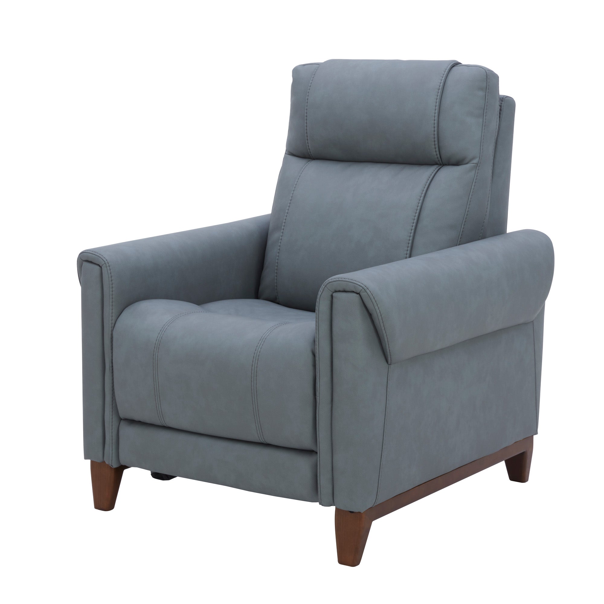 CONRAD - BLUE DUSK Power High Leg Recliner with Power Headrest