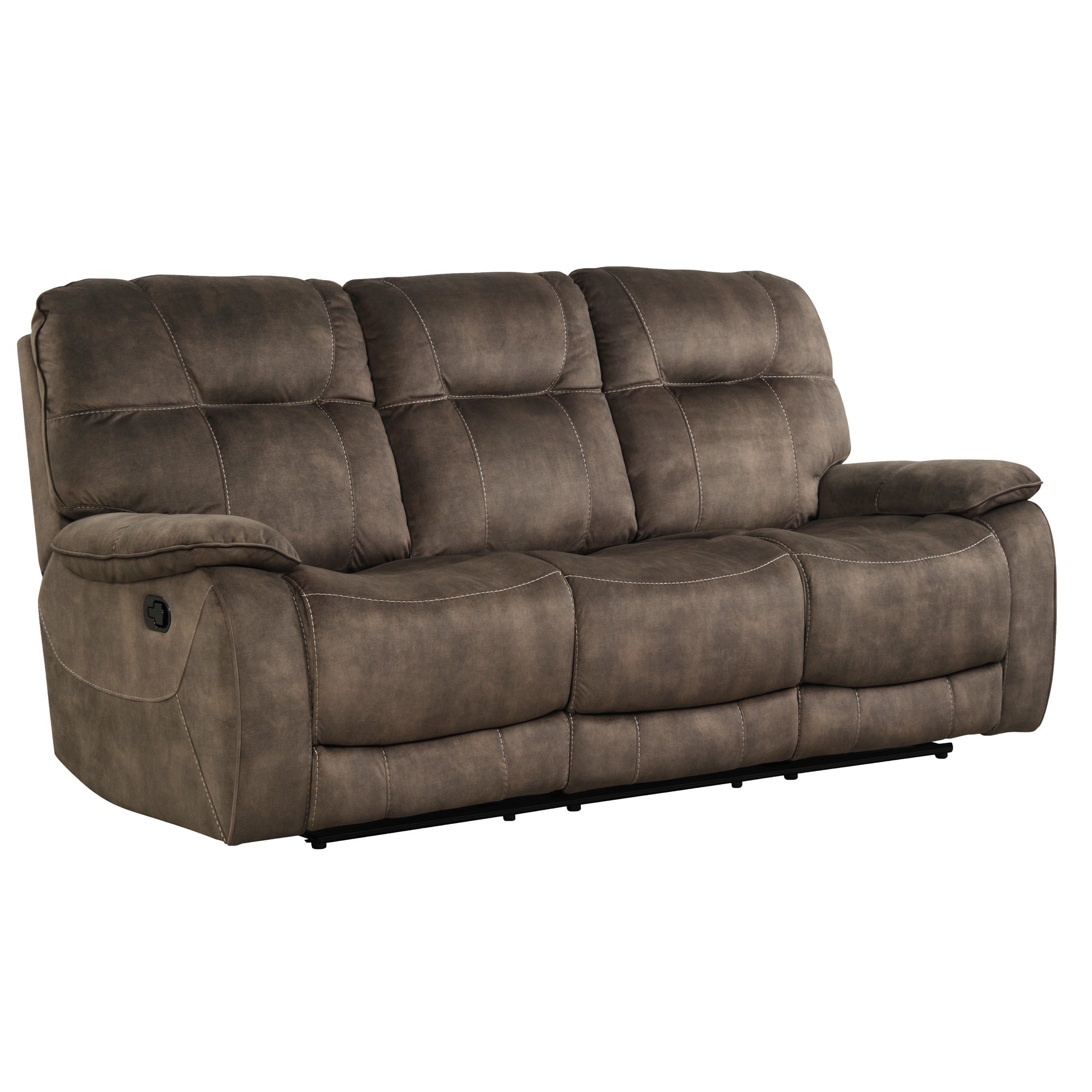 COOPER - SHADOW BROWN Manual Triple Reclining Sofa