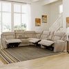 DALTON - LUCKY FAWN 6pc Power Reclining Sectional