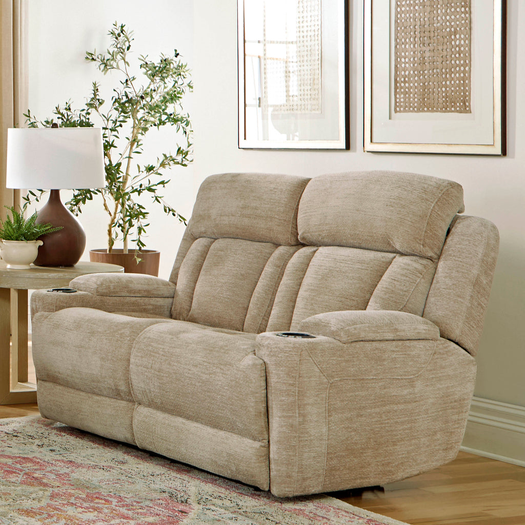 DALTON - LUCKY FAWN Power Loveseat - Parker House Furniture
