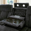 DALTON - LUCKY CHARCOAL Power Sofa