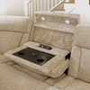 DALTON - LUCKY FAWN 6pc Power Reclining Sectional