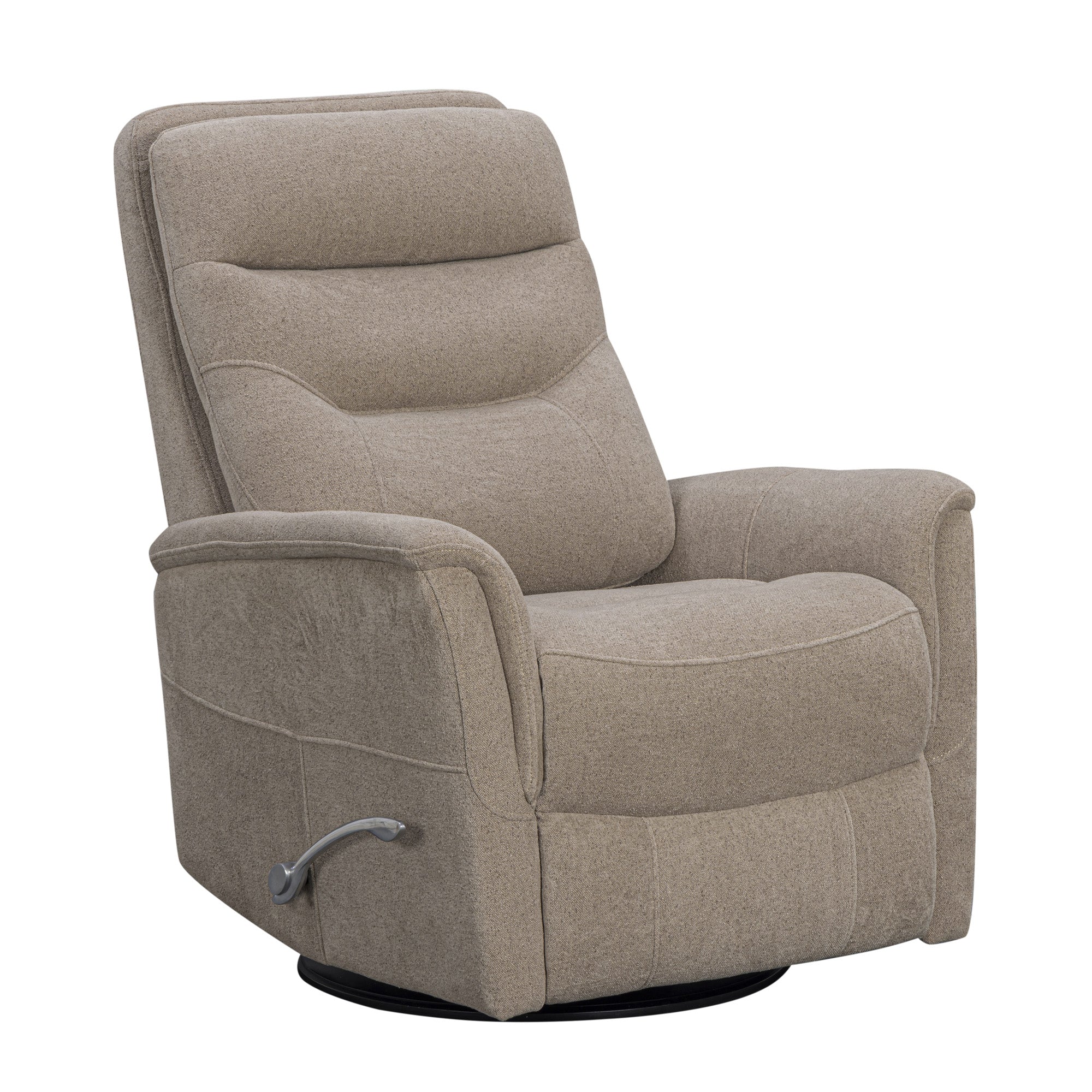 GEMINI - SNAZZY TAUPE Manual Swivel Glider Recliner