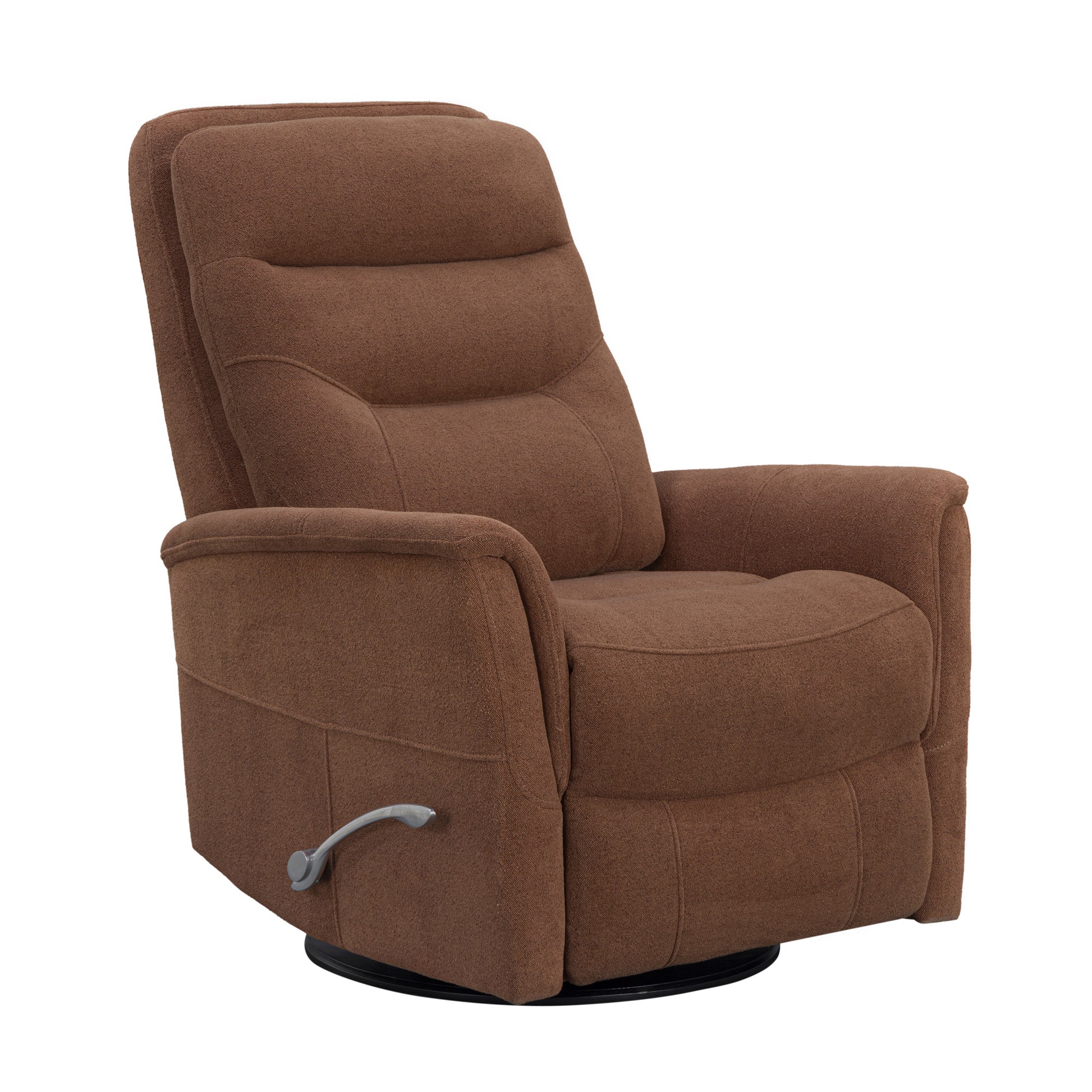 GEMINI - SNAZZY TERRACOTTA Manual Swivel Glider Recliner