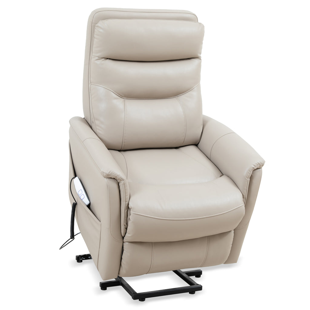 GEMINI - SOFT IVORY Power Lift Recliner with Articulating Headrest