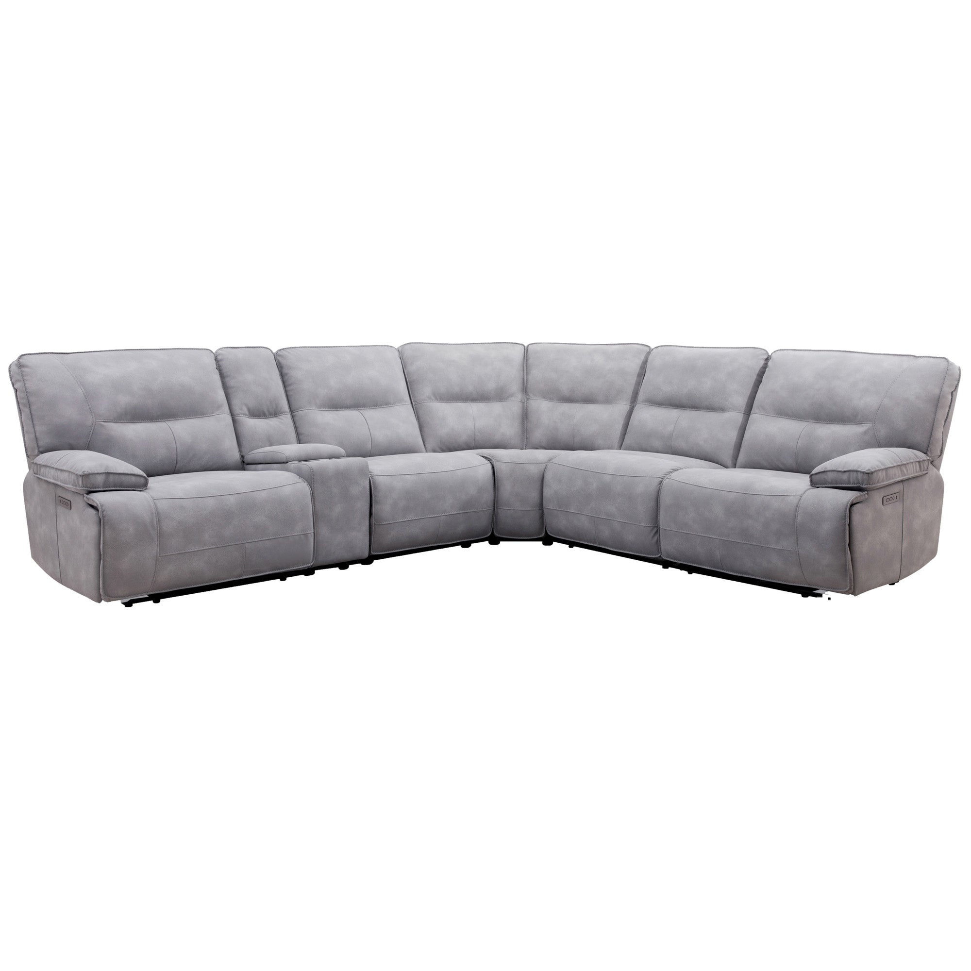 GLADIATOR - SKY 6pc Modular Power Reclining Sectional with Power Adjustable Headrests