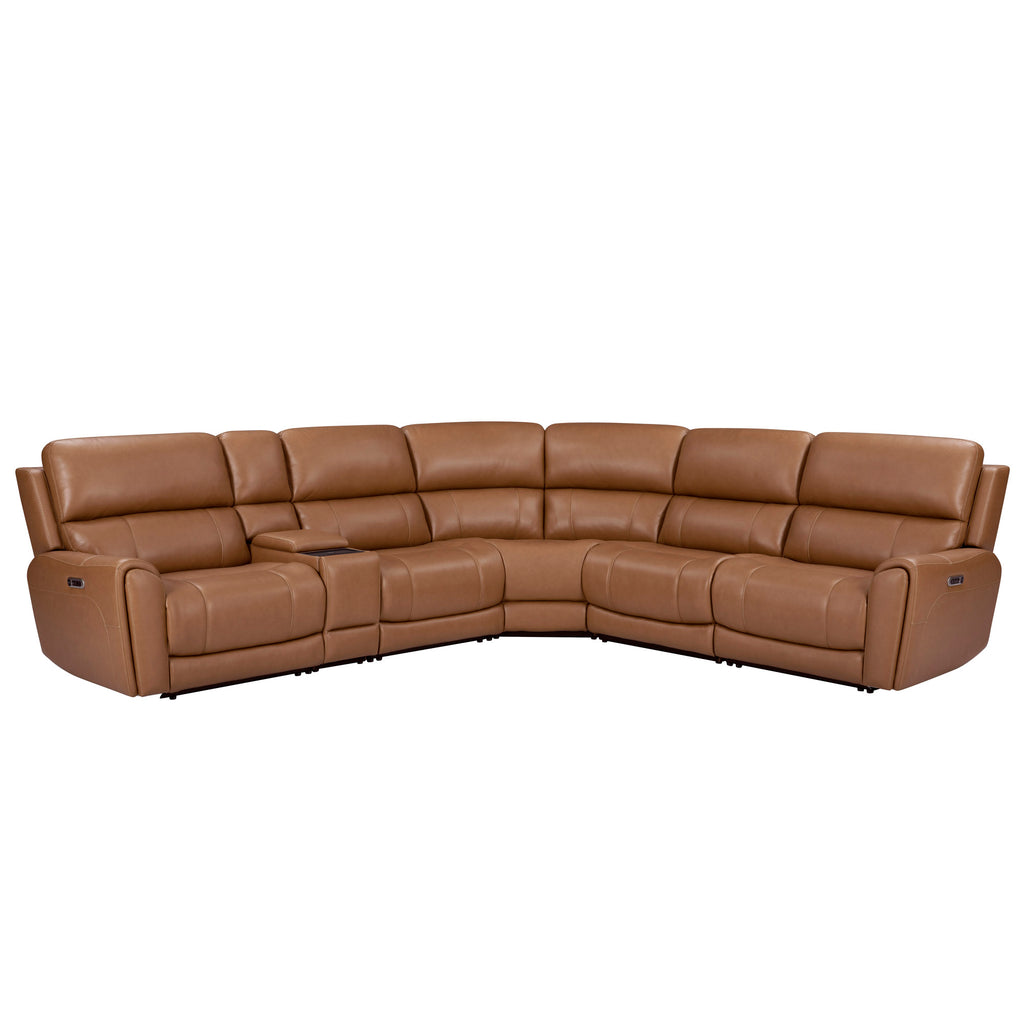 HANCOCK - APPLE CIDER 6pc Power Zero Gravity Modular Sectional