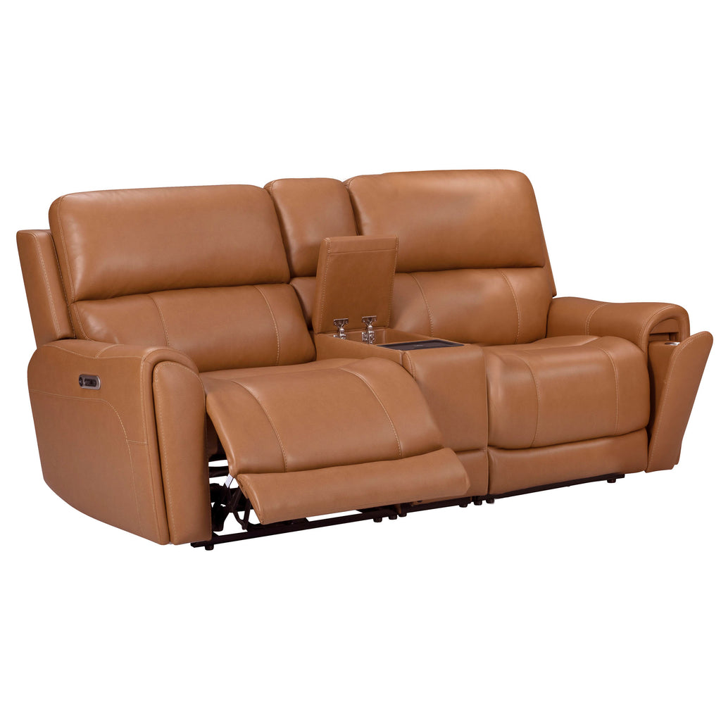 HANCOCK - APPLE CIDER Power Zero Gravity Console Loveseat - Parker