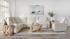 LANCASTER - FLUFFY RIVER ROCK 6pc Zero Gravity Modular Power Reclining Sectional