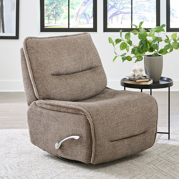 LEO WHEAT Manual Armless Glider Recliner Parker House Furniture