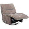 LEO - WHEAT Manual Armless Glider Recliner