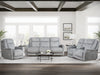 LINUS - HUDSON GREY Power Zero Gravity Console Loveseat