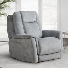 LINUS - HUDSON GREY Power Zero Gravity Recliner - Parker House