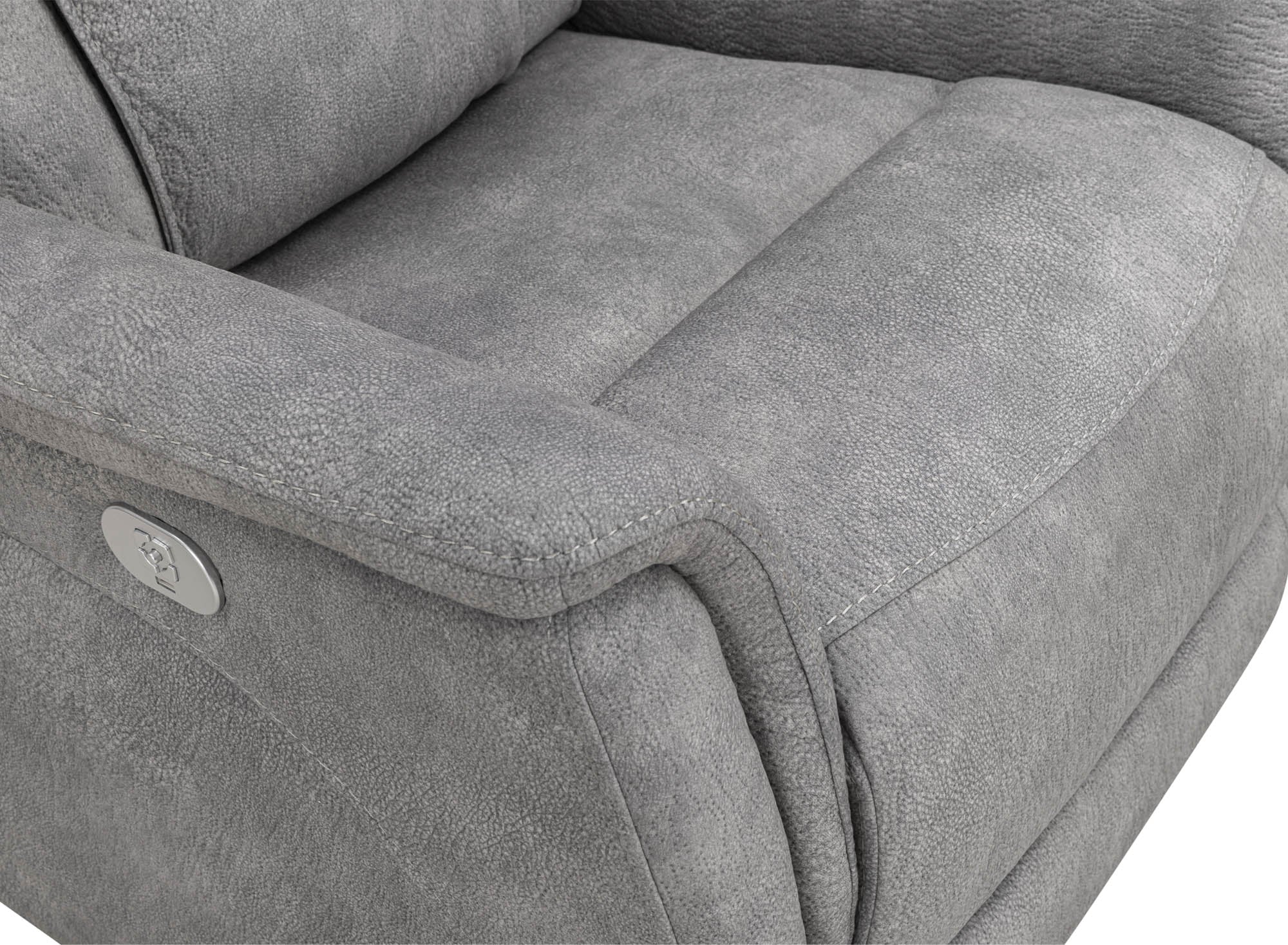 LINUS - HUDSON GREY Power Zero Gravity Recliner - Parker House