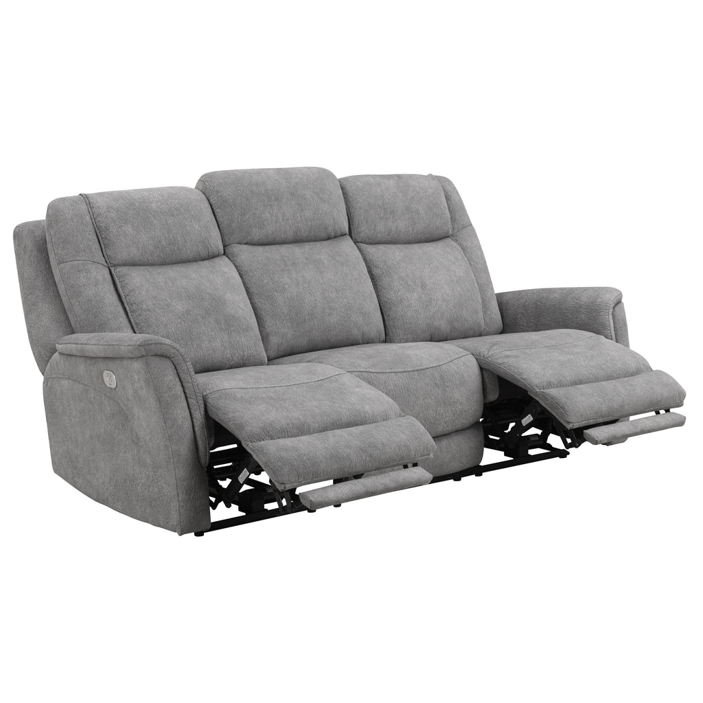 LINUS - HUDSON GREY Power Zero Gravity Sofa - Parker House Furniture