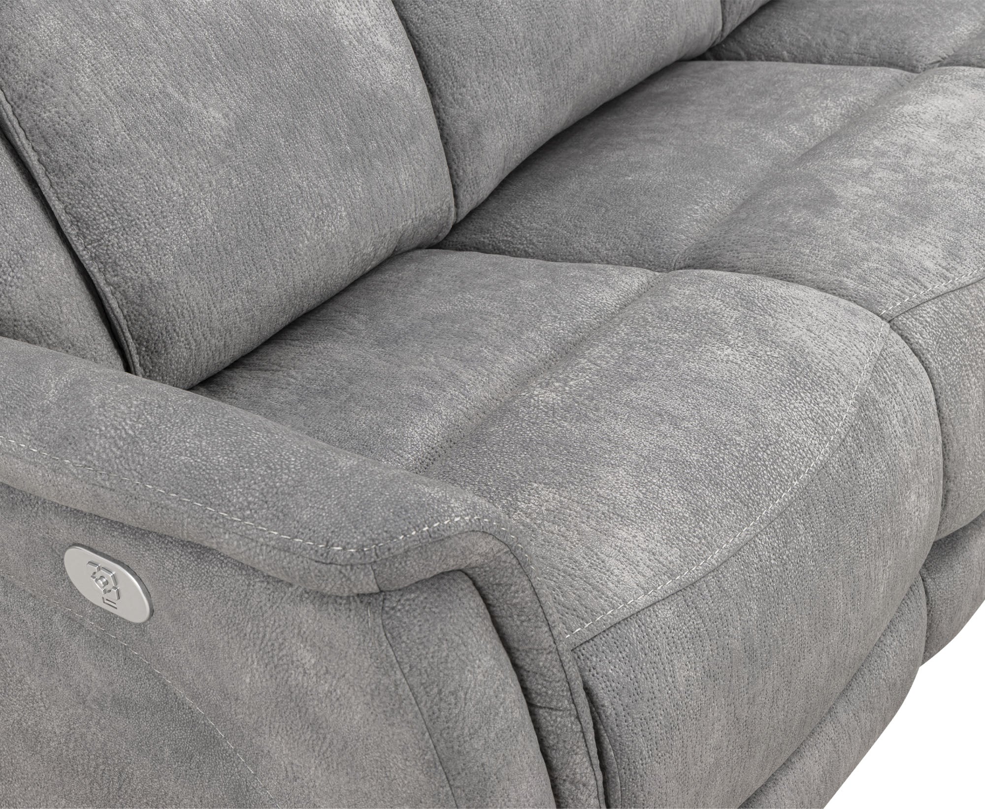 LINUS - HUDSON GREY Power Zero Gravity Sofa - Parker House Furniture