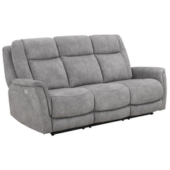 LINUS - HUDSON GREY Power Zero Gravity Sofa - Parker House Furniture