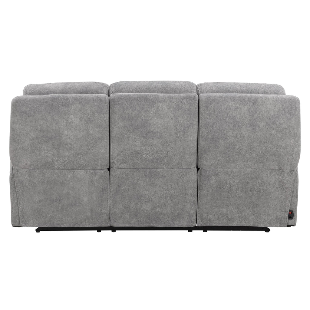 LINUS - HUDSON GREY Power Zero Gravity Sofa - Parker House Furniture