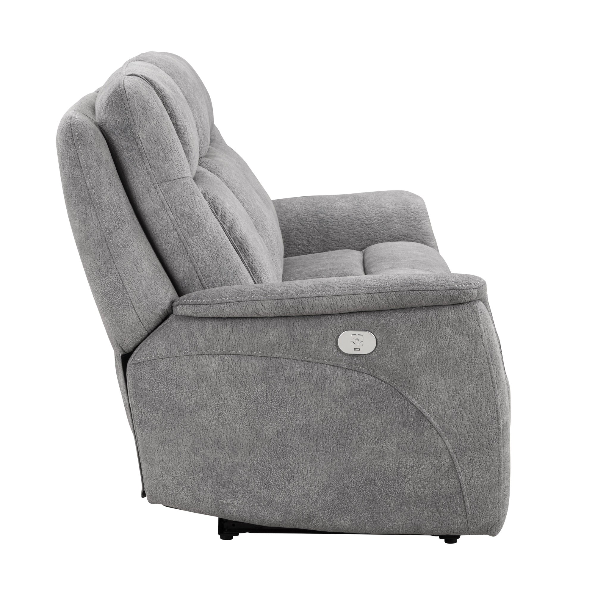 LINUS - HUDSON GREY Power Zero Gravity Sofa - Parker House Furniture