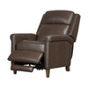 NORTHFIELD - Walnut Whirl Power High Leg Recliner with Power Headrest