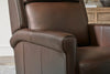 NORTHFIELD - WALNUT WHIRL Power High Leg Recliner with Power Headrest