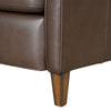 NORTHFIELD - Walnut Whirl Power High Leg Recliner with Power Headrest