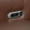 NORTHFIELD - WALNUT WHIRL Power High Leg Recliner with Power Headrest