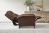 NORTHFIELD - WALNUT WHIRL Power High Leg Recliner with Power Headrest
