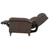 NORTHFIELD - Walnut Whirl Power High Leg Recliner with Power Headrest