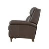 NORTHFIELD - Walnut Whirl Power High Leg Recliner with Power Headrest