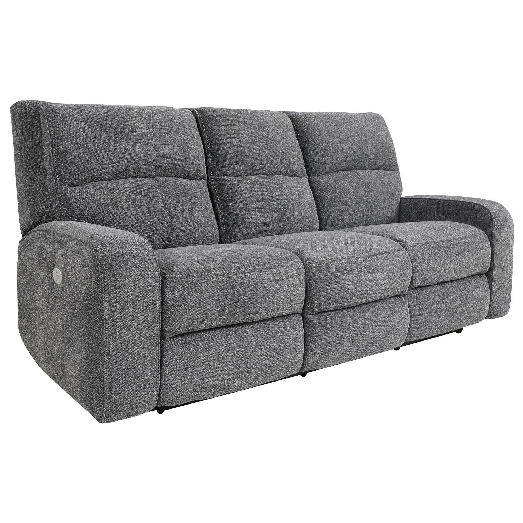 POLARIS - BIZMARK GREY Power Sofa
