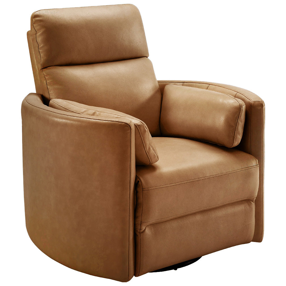RADIUS - VINTAGE CARAMEL Powered By FreeMotion Power Cordless Swivel Glider Recliner
