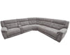 RICHLAND - BRISTOL GREY 6pc Modular Power Reclining Sectional with Power Adjustable Headrests