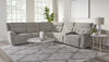 RICHLAND - BRISTOL GREY 6pc Modular Power Reclining Sectional with Power Adjustable Headrests