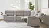 RICHLAND - BRISTOL GREY 7pc Modular Power Reclining Sectional with Power Adjustable Headrests