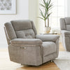 RICHLAND - BRISTOL GREY Power Recliner with Power Headrest