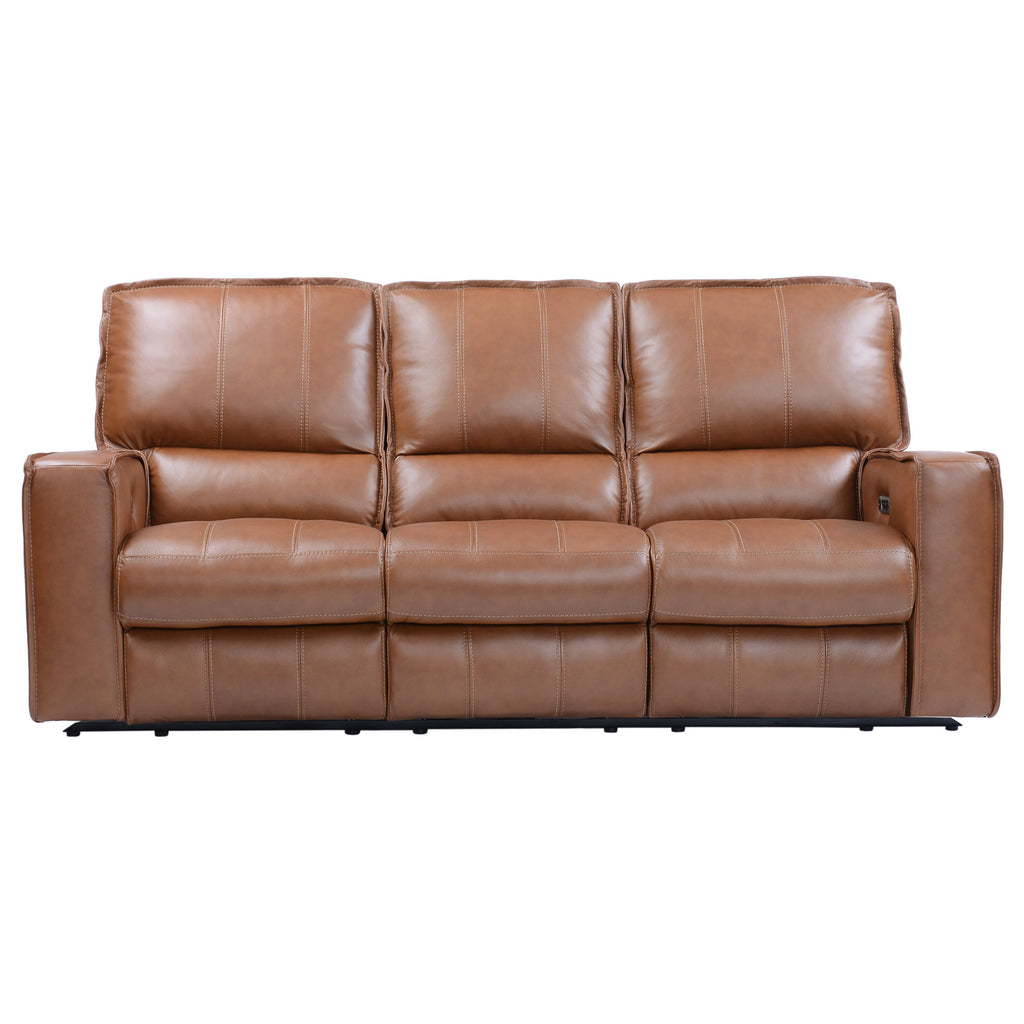 ROCKFORD - VERONA SADDLE Power Triple Reclining Sofa - Parker
