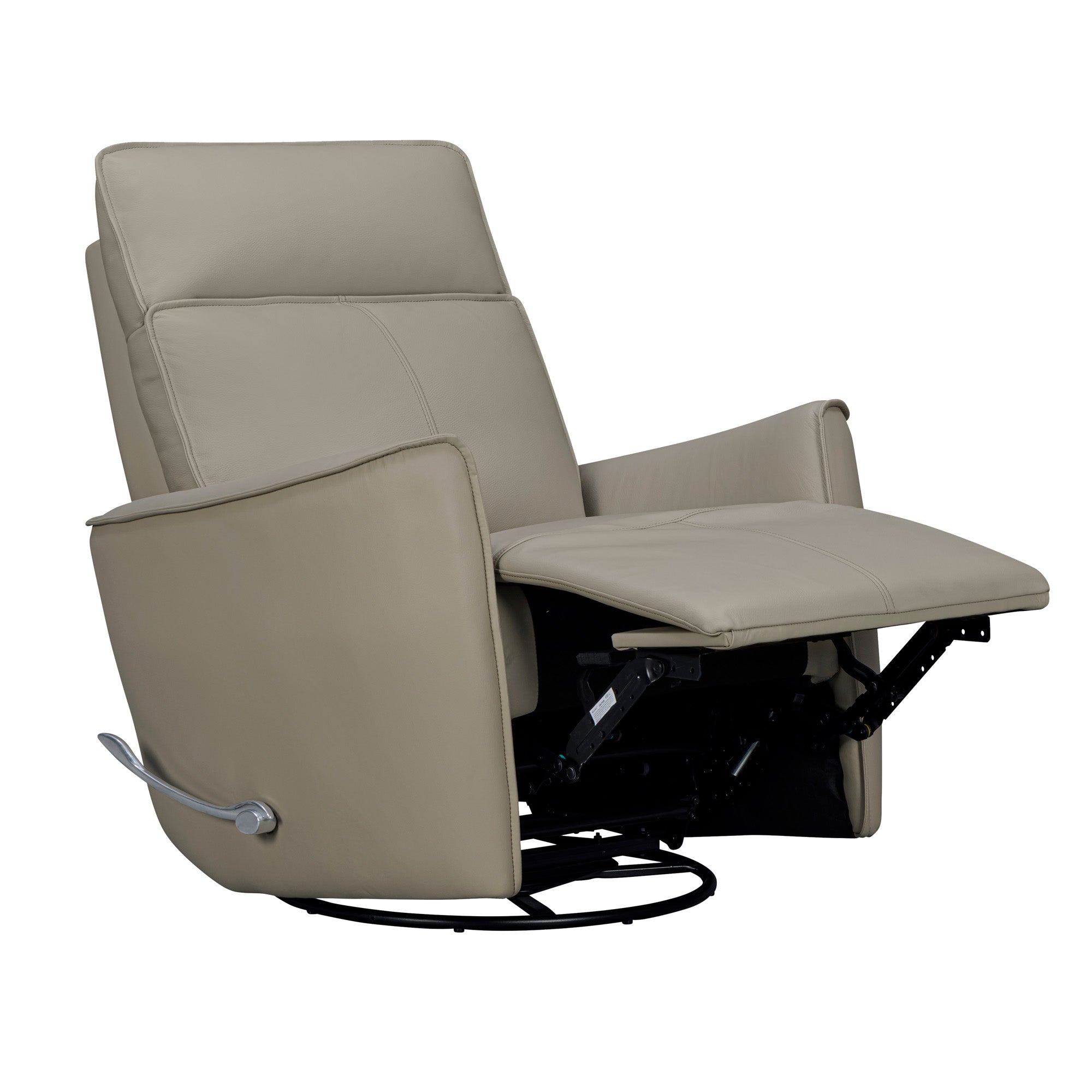 ROXY - ABBY LIGHT GREY Manual Swivel Glider Recliner