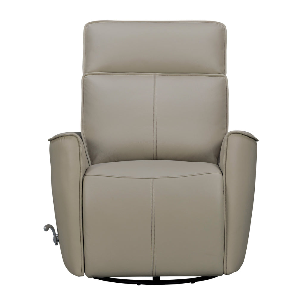 ROXY - ABBY LIGHT GREY Manual Swivel Glider Recliner - Parker